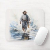 イエス・キリスト歩く・オン・ウォーター，クリスチャン#10 マウスパッド (マウス)