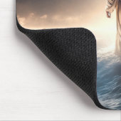 イエス・キリスト歩く・オン・ウォーター，クリスチャン#11 マウスパッド (コーナー)