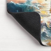 イエス・キリスト歩く・オン・ウォーター，クリスチャン#12 マウスパッド (コーナー)