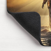 イエス・キリスト歩く・オン・ウォーター，クリスチャン#8 マウスパッド (コーナー)