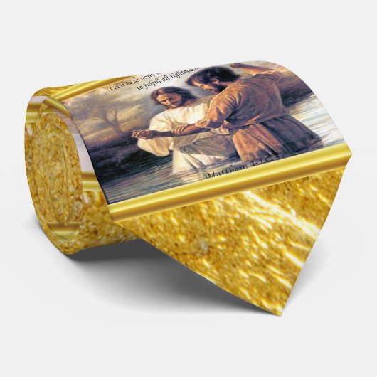 イエス・キリスト洗礼のイメージ1 ネクタイ (ロール)