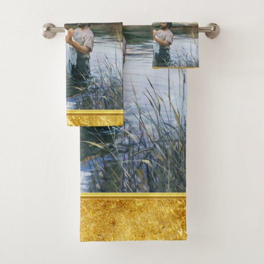 イエス・キリスト洗礼のイメージ2 バスタオルセット (インサイチュ)