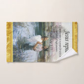 イエス・キリスト洗礼のイメージ2 バスタオルセット (ハンドタオル)