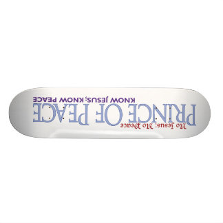 イエス・キリスト無しの平和無し: 左利き スケートボード