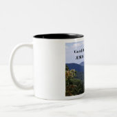 イエス・キリスト生まれは! ツートーンマグカップ (左)