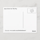イエス・キリスト私が道だ ポストカード (裏面)