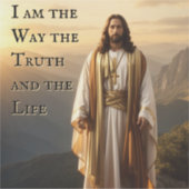 イエス・キリスト私は人生の真実の道である シール (正面)