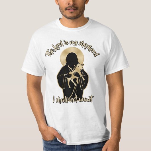 イエス・キリスト羊飼い Tシャツ (正面)