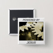 イエス・キリスト著動力を与えられる 缶バッジ (正面&裏面)