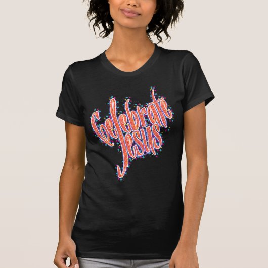 イエス・キリスト1Bを祝って下さい Tシャツ (正面)