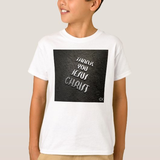 イエス・キリスト2ありがとう Tシャツ (正面)