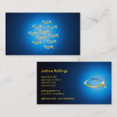 イエス・キリスト|の共有をあなたの信頼後を追って下さい 名刺 (正面/裏面)