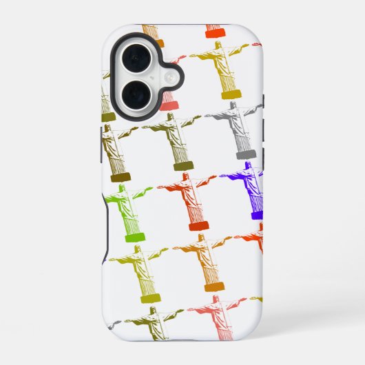 イエス・キリスト カラーパターン iPhone 16ケース (裏面)