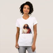 イエス・キリスト キリスト教 女性用Tシャツ Tシャツ (正面フル)