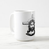 イエス・キリスト コーヒーマグカップ (正面左)