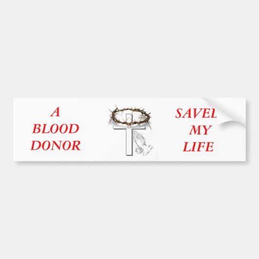 イエス・キリスト バンパーステッカー (正面)