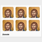 イエス・キリスト・パントクラトールの絵画 スクエアシール (シート)