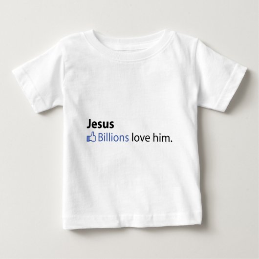 イエス・キリスト ベビーTシャツ (正面)