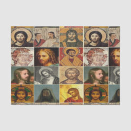 イエス・キリスト，ヴィンテージコラージュ，アンティーク,ビクトリアン 薄葉紙