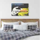 イエス・キリスト、主と救い主のキャンバス キャンバスプリント (インサイチュ (寝室))