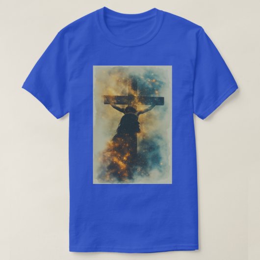 イエス・キリスト・主・救世主・磔刑 01 Tシャツ (デザイン正面)
