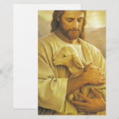 イエス・キリスト 便箋 (正面/裏面)