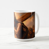 イエス・キリスト 十字架のマグカップ コーヒーマグカップ (正面右)