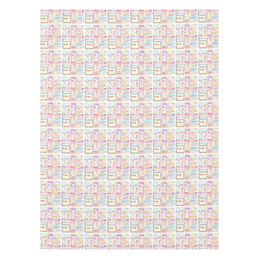 (イエス・キリスト)多くの名前によって テーブルクロス (正面)