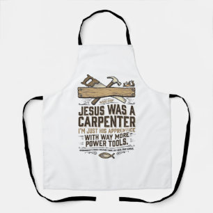 イエス・キリスト 大工 見習い ヴィンテージTシャツ エプロン