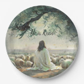 イエス・キリスト 宗教 イースター カトリック ペーパープレート (正面)