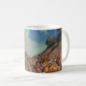 イエス・キリスト　山上の説教　ヴィンテージ宗教 コーヒーマグカップ (正面右)