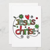 イエス・キリスト 招待状 (正面/裏面)