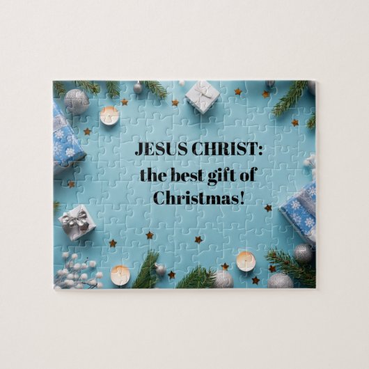 イエス・キリスト:最高のクリスマスの賜物 ジグソーパズル (横)