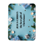 イエス・キリスト：最高のクリスマスの賜物 マグネット (縦)