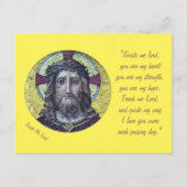 イエス・キリスト&祈りの言葉『主を導く』/はがき ポストカード (正面)