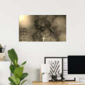 イエス・キリスト – 私は道であり、真実であり、人生である ポスター (ホームオフィス)