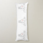 イエス・キリスト – 私保護はあなた ボディピロー (裏面 (縦))