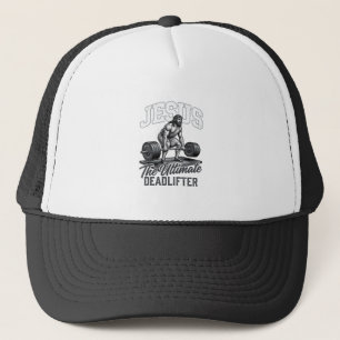 イエス・キリスト 究極のデッドリフター ヴィンテージTシャツ デザイン キャップ