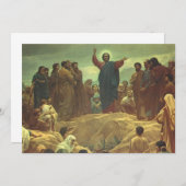 イエス・キリスト・説教山、ヴィンテージ宗教 (正面/裏面)