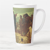 イエス・キリスト・説教山、ヴィンテージ宗教 カフェラテマグ (右)