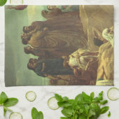 イエス・キリスト・説教山、ヴィンテージ宗教 キッチンタオル (折り畳み)