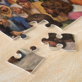 イエス・キリスト・説教山、ヴィンテージ宗教 ジグソーパズル (側面)