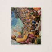 イエス・キリスト・説教山、ヴィンテージ宗教 ジグソーパズル (縦)