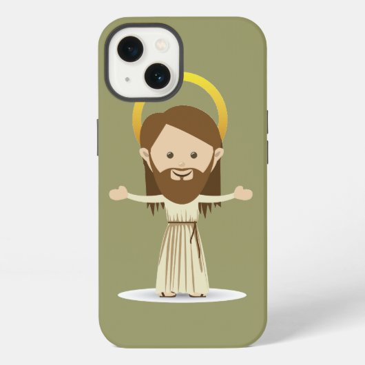 イエス・キリスト iPhoneケース (裏面)