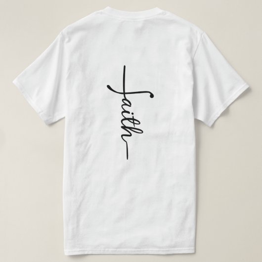 イエス キリスト Tシャツ メンズ (デザイン裏面)