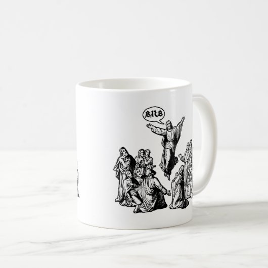 イエス・キリストBRBのlolのワイシャツ コーヒーマグカップ (正面右)