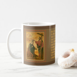 イエス・キリストMemorare著セントジョーゼフの即位 コーヒーマグカップ