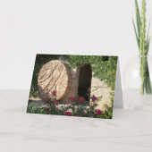 イエス・キリストRessurectedの挨拶状のイースター墓 シーズンカード (正面)