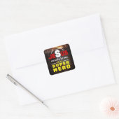 イエス・ギフト、クリスチャン・ギフト、イエスは私のスーパーヒーローである スクエアシール (封筒)