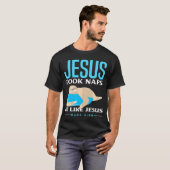 イエス・クリスチャンに感謝していイエスに感謝する Tシャツ (正面フル)